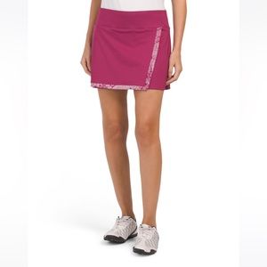 Tommy Bahama Golf Tennis Skort Skirt Stretch UPF Pink Rasberry XLarge NEW